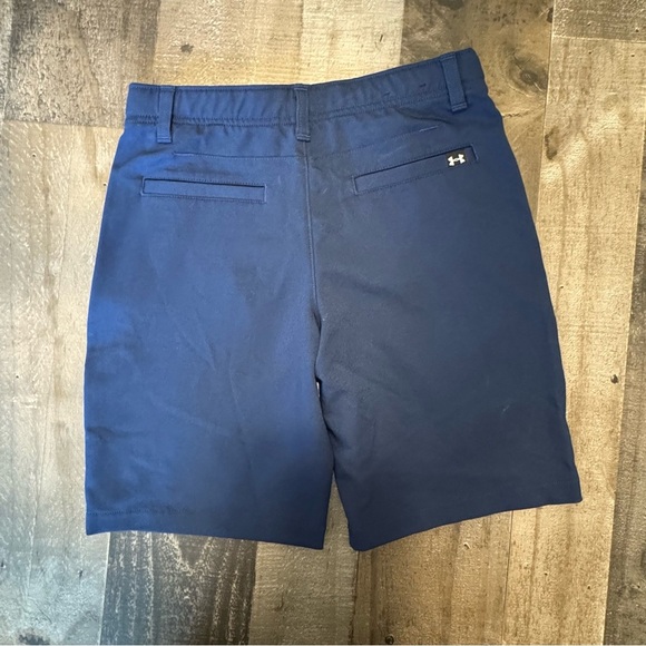 Under Armour Blue Athletic Shorts Classic Style Uniform Shorts Youth Medium - Picture 2 of 7